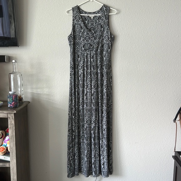 Black & White Talbots Maxi Dress - Picture 1 of 7